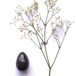 Huevo de obsidiana negra